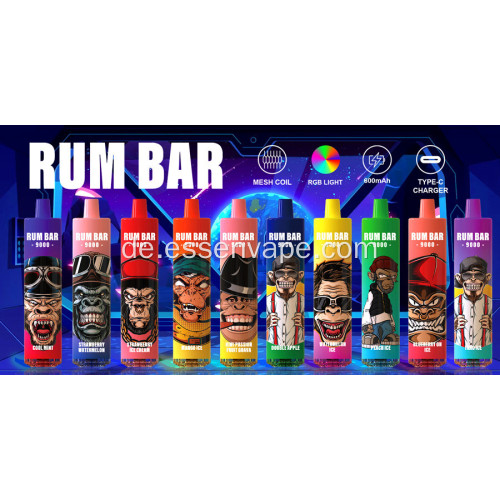 Großhandel Vape Rum Bar 9000 Puffs Slowakei